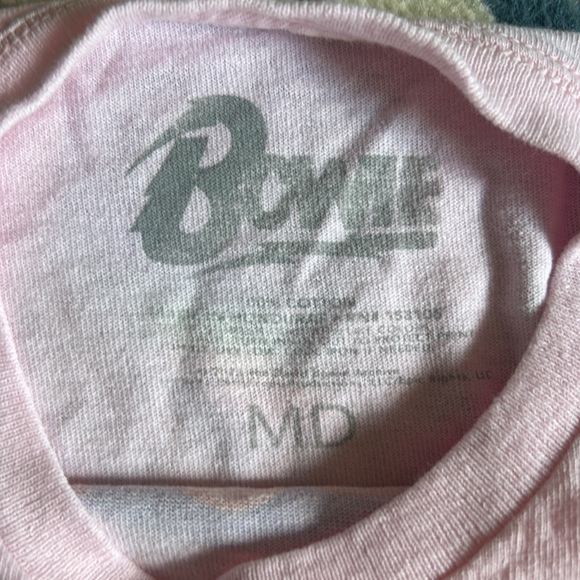 David Bowie Space Oddity Pink Baby Tee - Picture 2 of 2